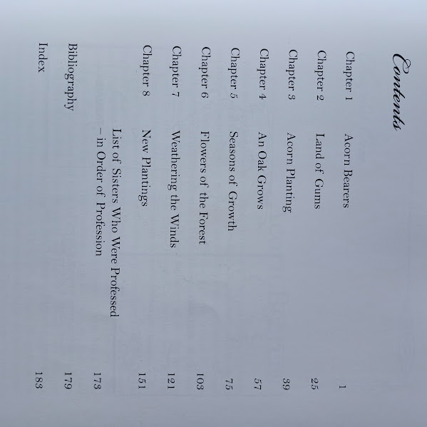Contents page An Acorn Grows Among The Gums Presentation Sisters Tasmania