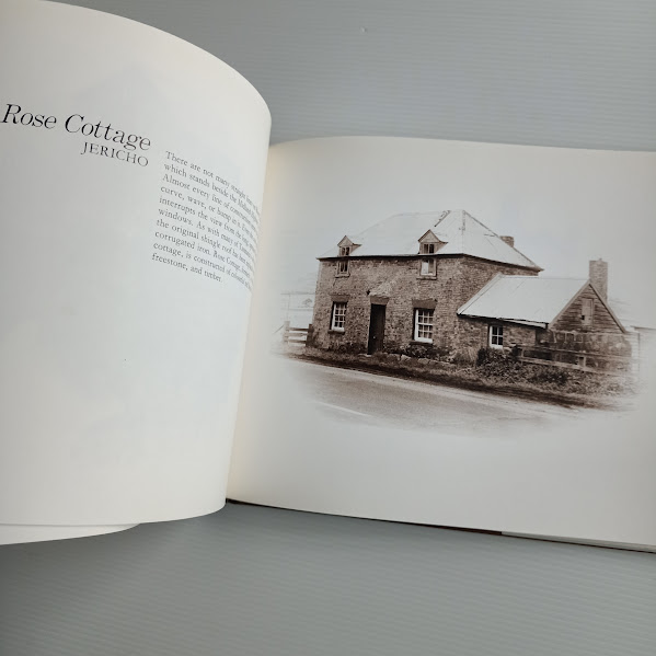 Rose Cottage Jericho in Old Tasmania in Sepia