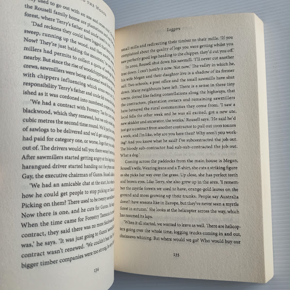 Sample page Anna Krien Into the Woods