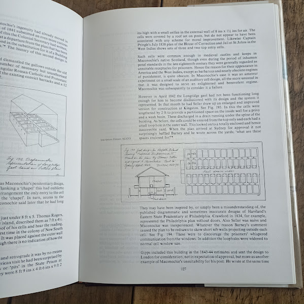 Sample drawings and text from Design for Convicts book