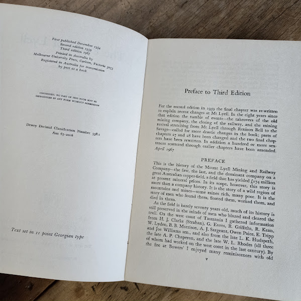 preface of Peaks of Lyell 3rd edition softcover