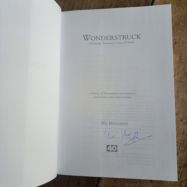 Signature page Wonderstruck history of Tasmanian cave tourism