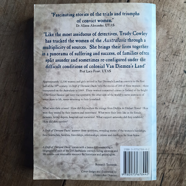 back cover of Drift of Derwent Ducks