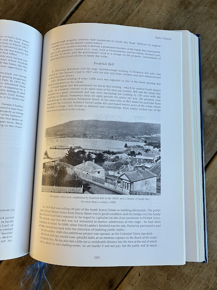 Sample page from Sandy Bay a social history by Nicola Goc