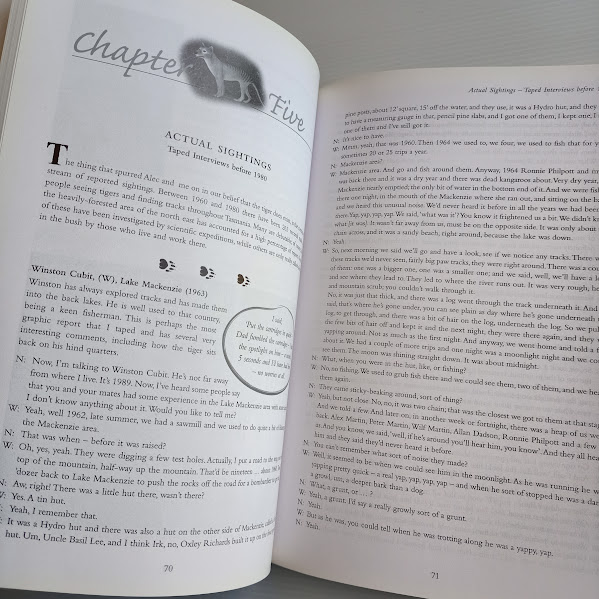 Tasmanian Tiger Alive and Well sample page