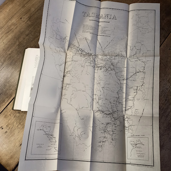 Map 1 of Handbook of Tasmania 1914