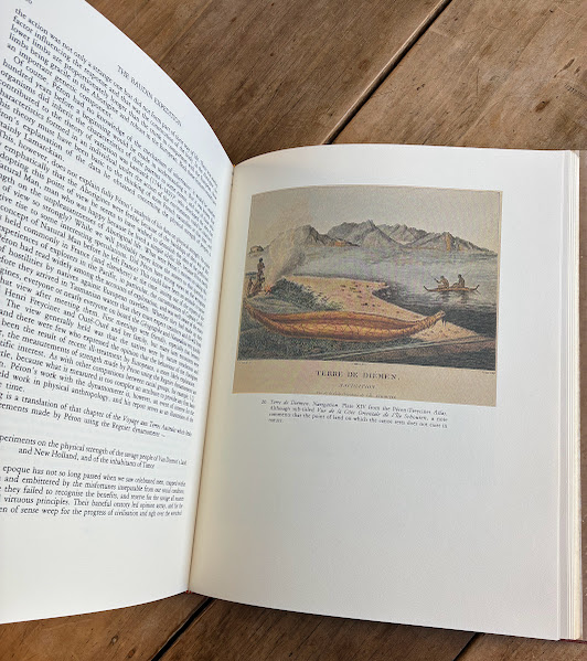 Sample illustration page of Baudin Expedition and the Tasmanian Aborigines 1802