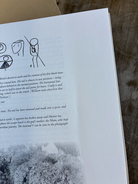further sample of page creasing in The Cotton Papers - Land of the Sleeping Gods