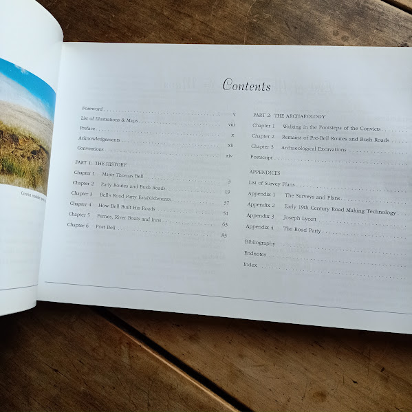 Contents page from A Road in VDL