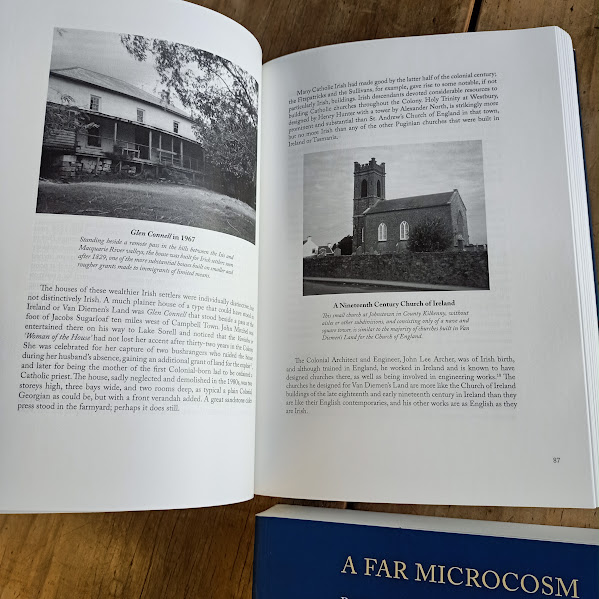 Sample page 2 from Far Microcosm set of Tasmanian architectural history