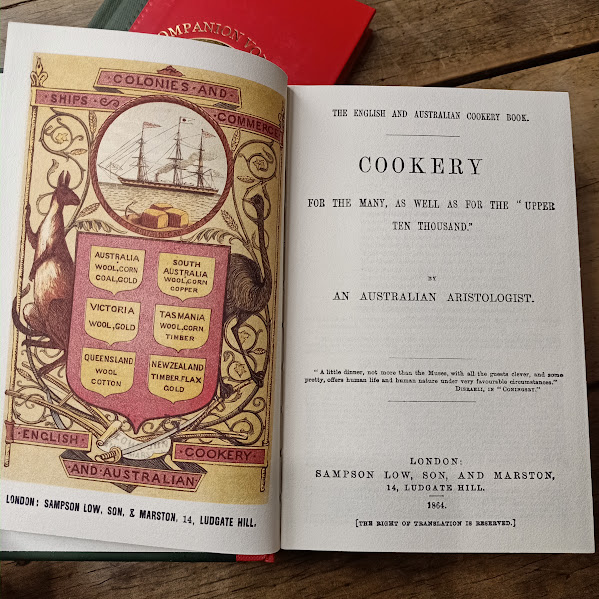Title page illustration English Australian Cookery Book plus Companion Book