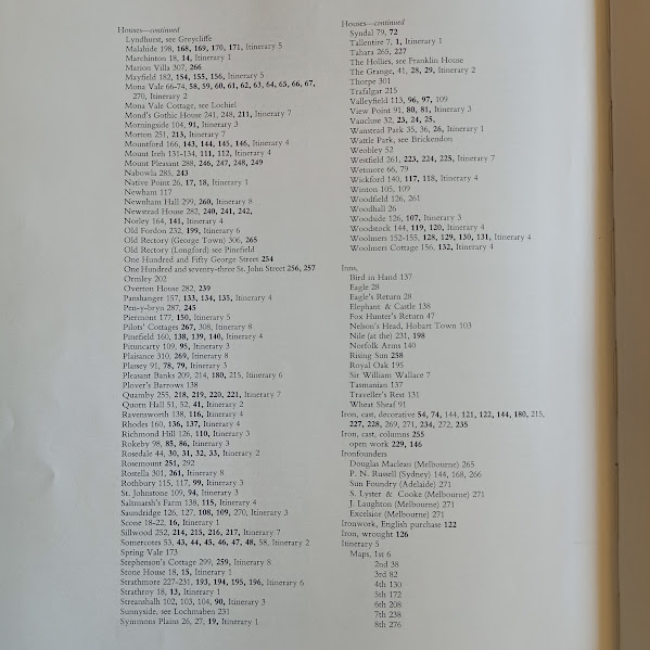 Index of houses part 2 abridged Early Houses of Northern Tasmania