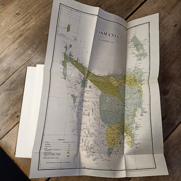 Map 2 of Handbook of Tasmania 1914