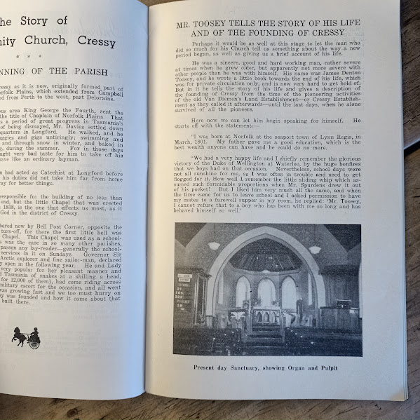Sample page from The Story of Holy Trinity Church Cressy