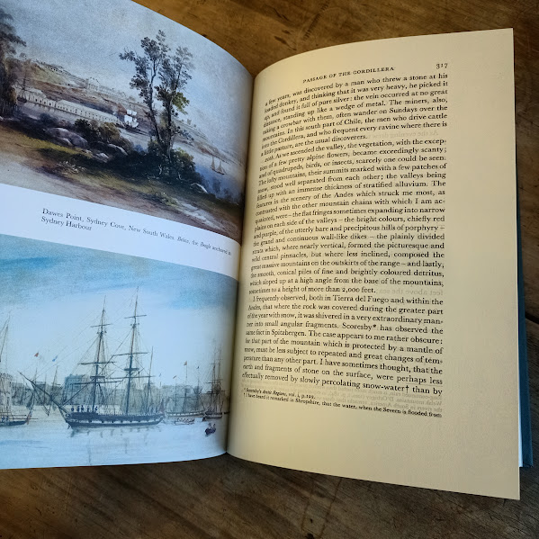 Folio Society Charles Darwin Voyage HMS Beagle sample page