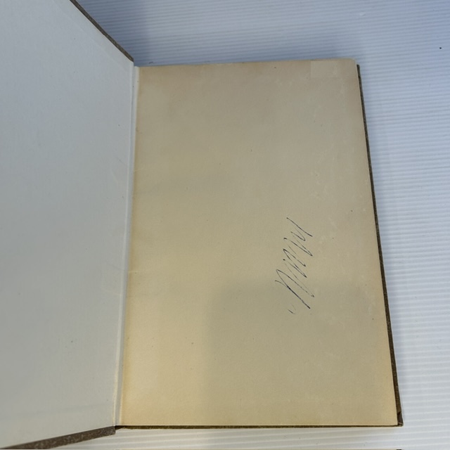 Scribble on inside cover