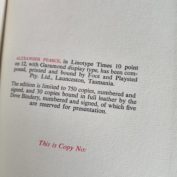 Alexander Pearce limited