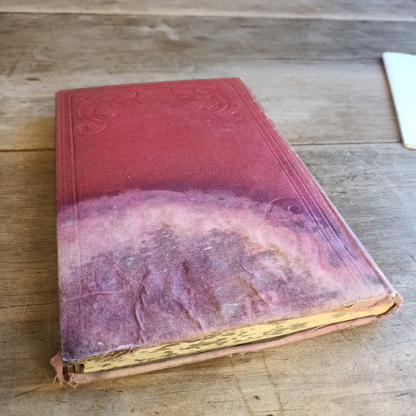 Bailliere's Tasmanian Gazetteer and Road Guide (1877) damaged back cover