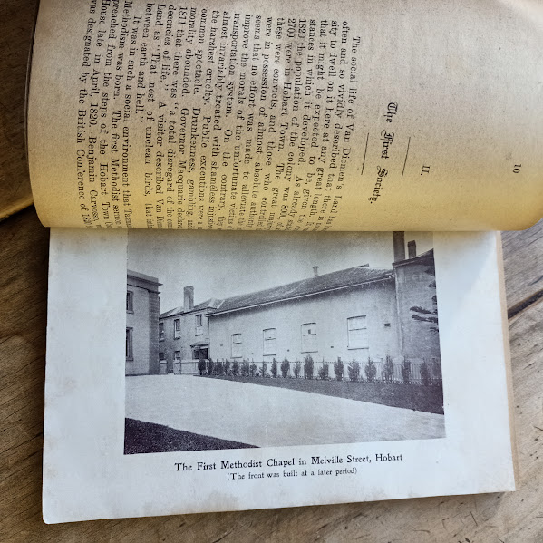 A Century of Tasmanian Methodism photo of Melville St Chapel Hobart