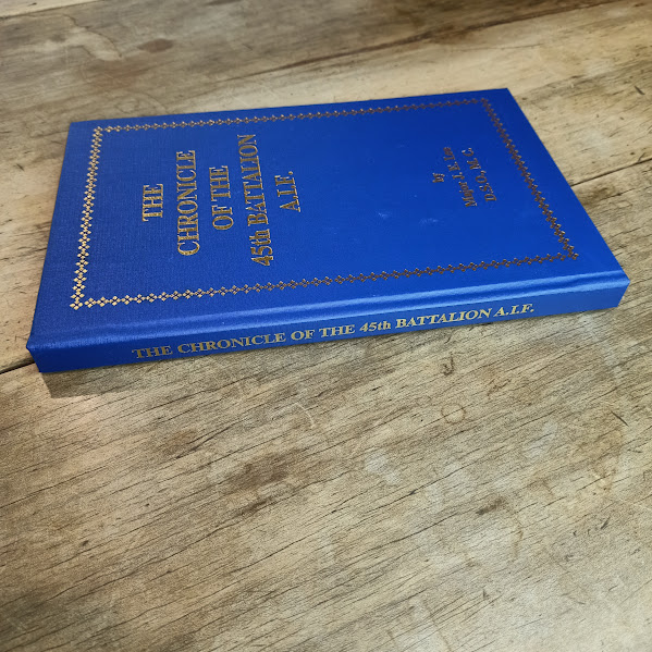 Chronicle of the 45th Battalion spine