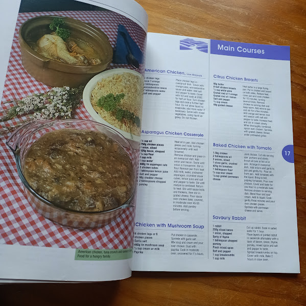CWA Esk Valley Cookbook photo page