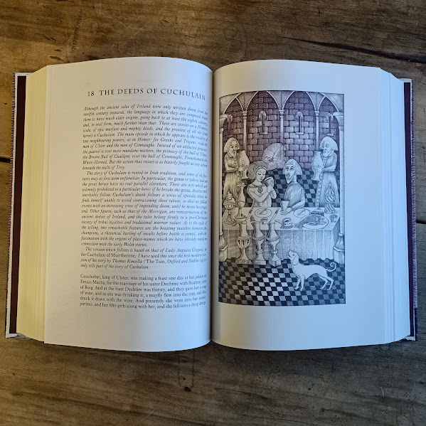 Folio Society British Myths Legends sample page
