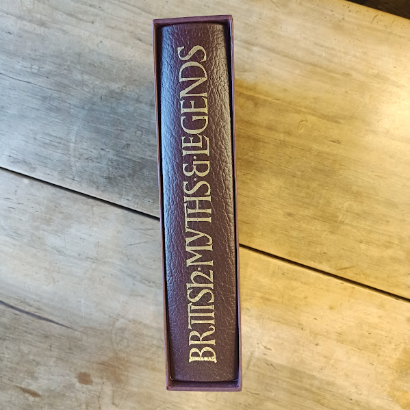 Folio Society British Myths Legends spine
