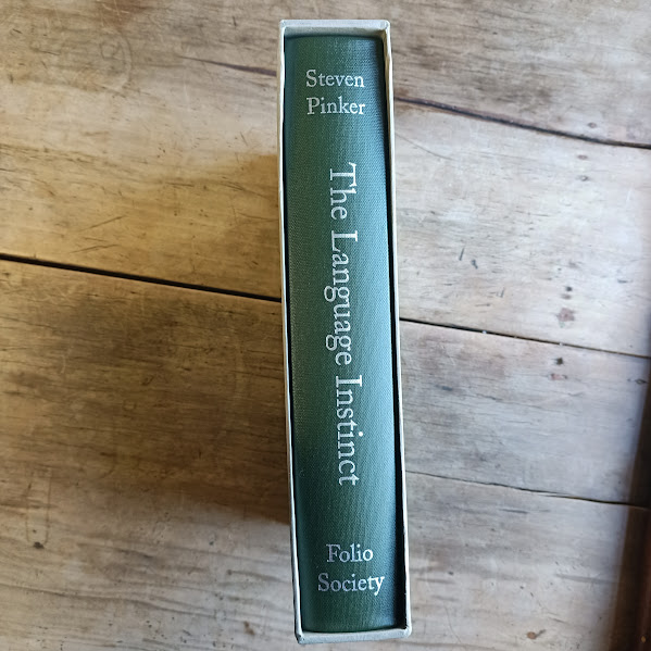 folio society The language instinct spine
