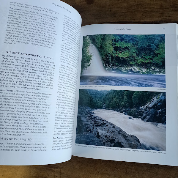 Huon Pine Story softcover sample page