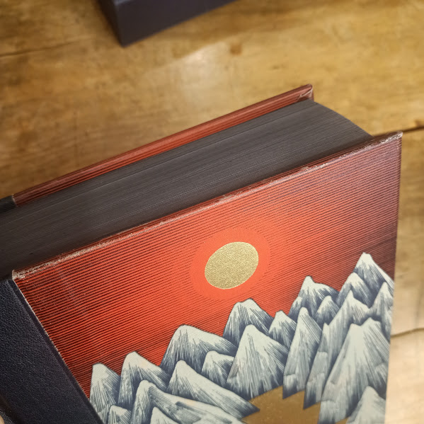 Folio Society Icelandic Sagas volume 2 cover edge