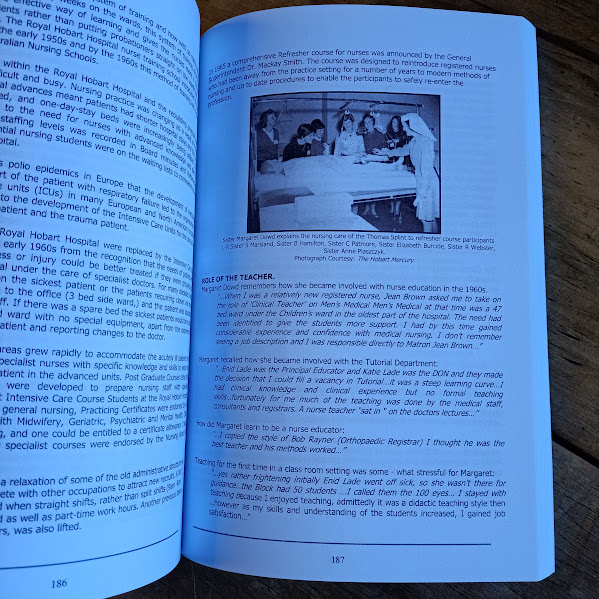 In My Day nurse training sample page