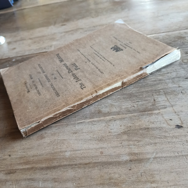 Geological Survey Bulletin No. 16: The Jukes-Darwin Mining Field damaged spine