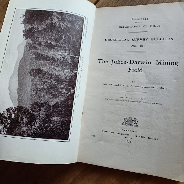 Geological Survey Bulletin No. 16: The Jukes-Darwin Mining Field title page