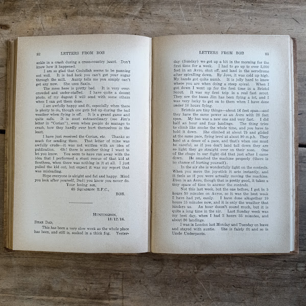 Letters from Bob sample page