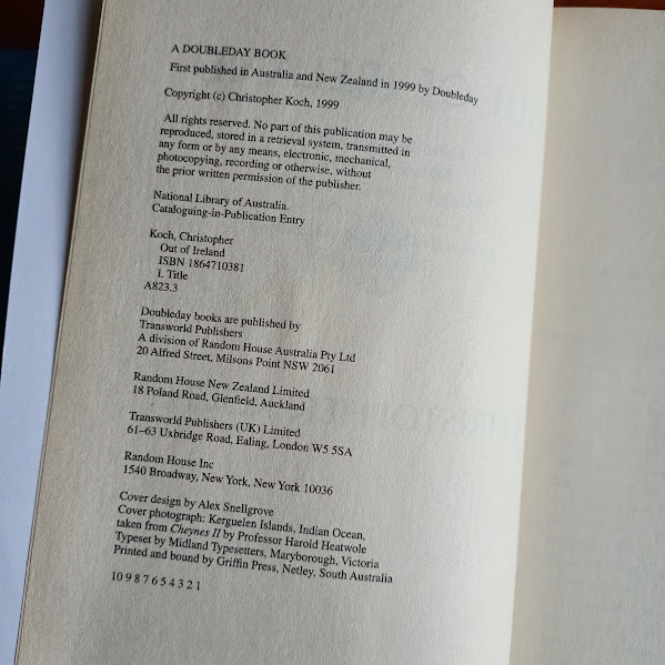 Out of Ireland title page