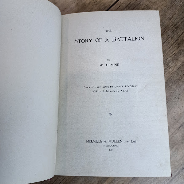 Story of a Battalion titlepage