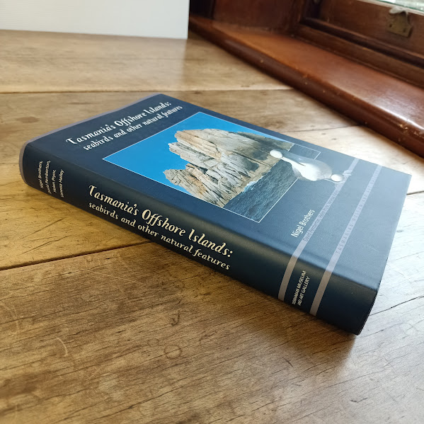 Tasmania's Offshore Islands seabirds and other features hardcover spine