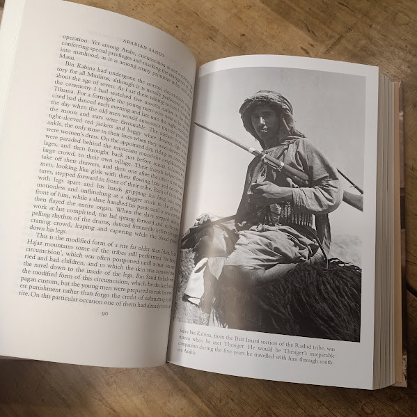 Folio Society Thesiger in Arabia set sample page