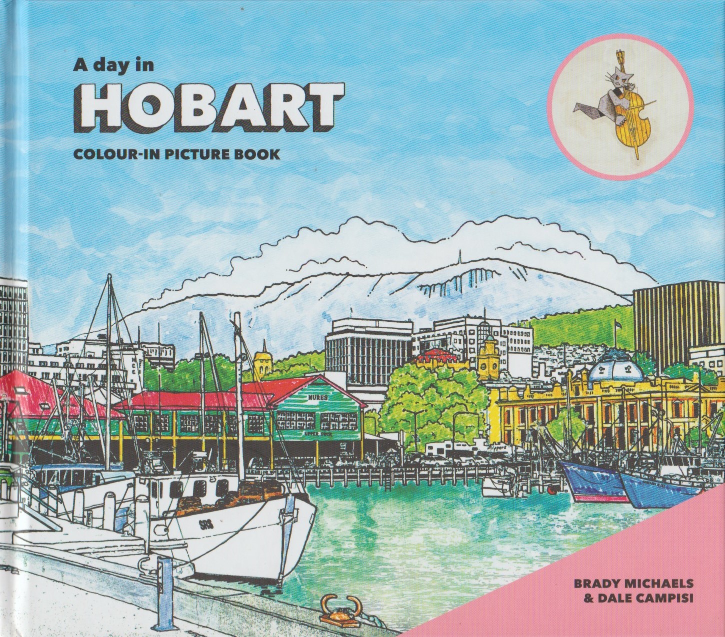 A Day in Hobart Colour-in Picture Book