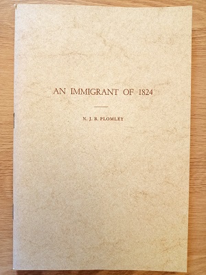 An Immigrant of 1824 - George Augustus Robinson