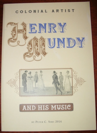 Colonial Artist Henry Mundy and his music, signed