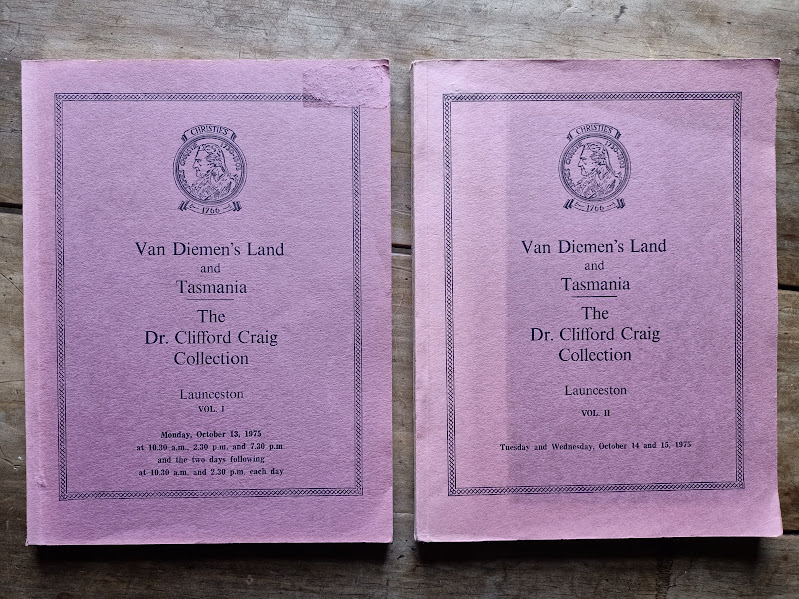 Dr Clifford Craig collection auction catalogues