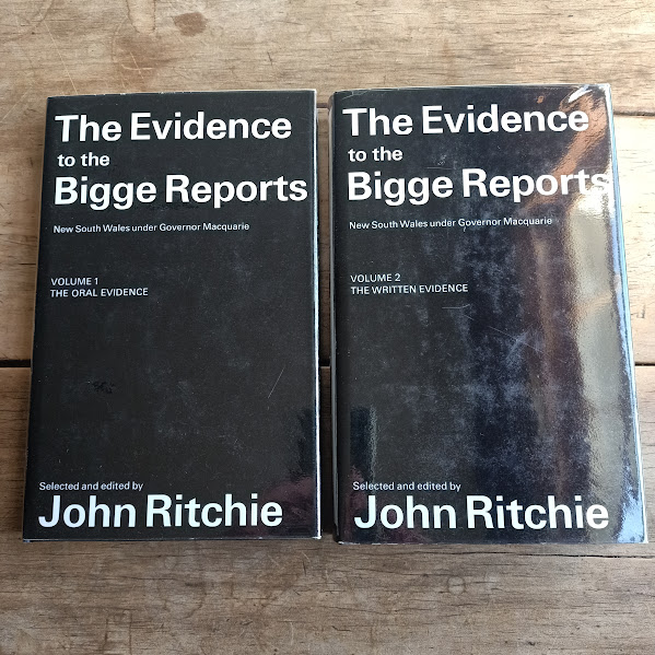 The Evidence to the Bigge Reports - 2 volume set