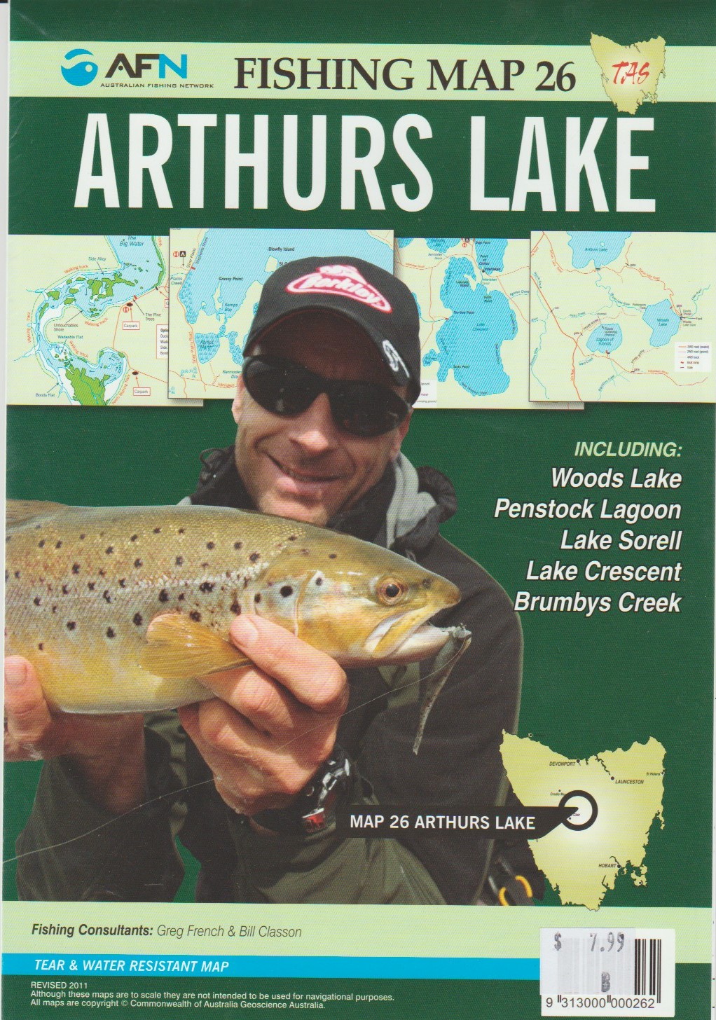 Fishing Map # 26 Arthurs Lake Fishing Map # 26 Arthurs Lake