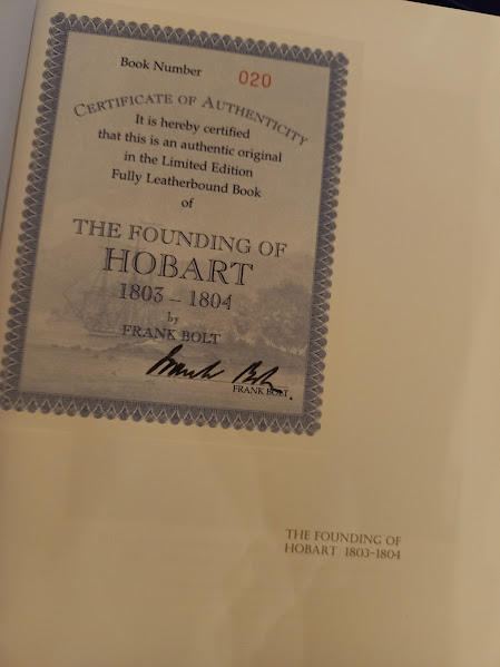 The Founding of Hobart - limited edition