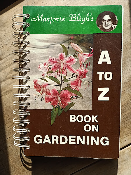 Marjorie Bligh's A to Z Book on Gardening - signed