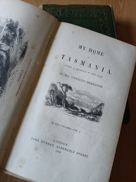 My Home in Tasmania - original 2-volume set, 1852 My Home in Tasmania - original 2-volume set, 1852