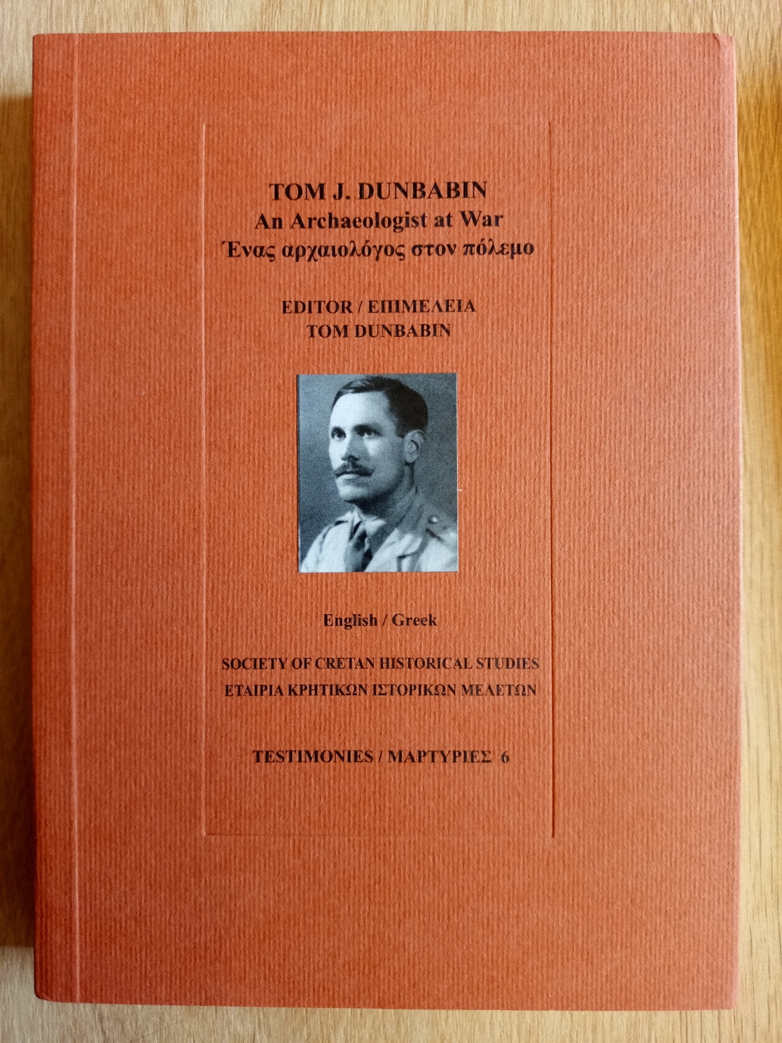 Tom J. Dunbabin - an Archaeologist at War 