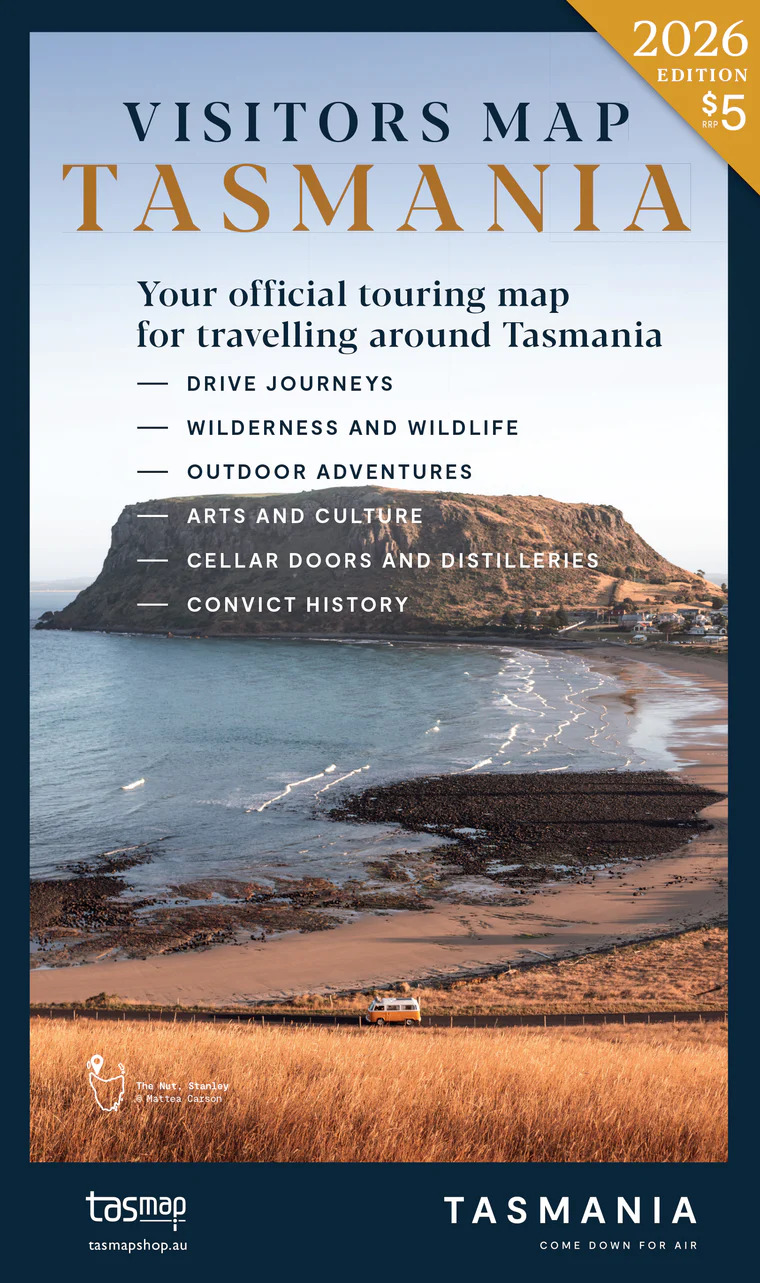 TASMAP Visitors Map Tasmania 2026