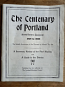 The Centenary of Portland (North-Eastern Tasmania) 1834-1934